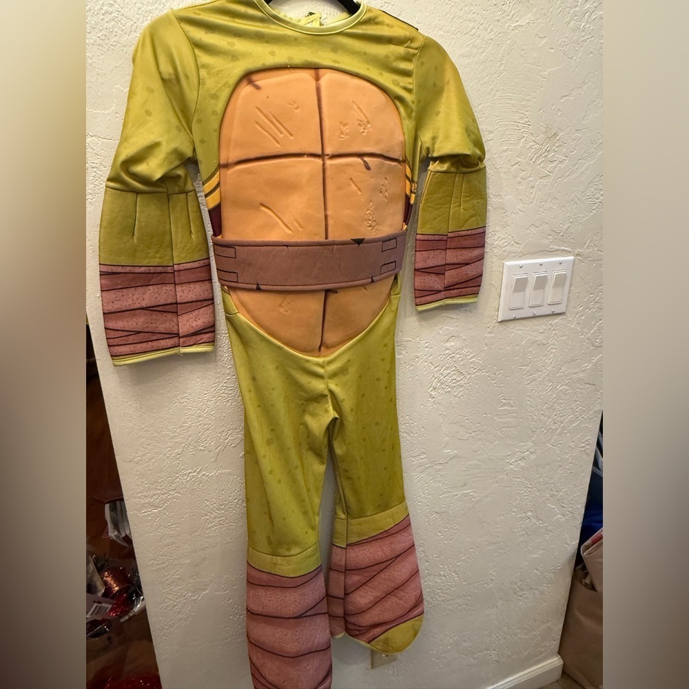 Teenage Mutant Ninja Turtles Kids Superhero Turtle Halloween Costume Sz M 2016
